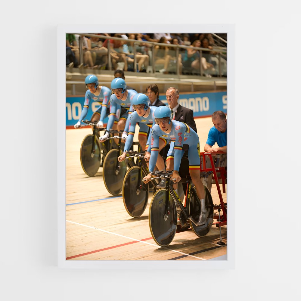 Poster Peloton Épique – affiche Cyclisme (vue 3)